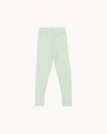 Uld & Silke Leggings Mintgrøn