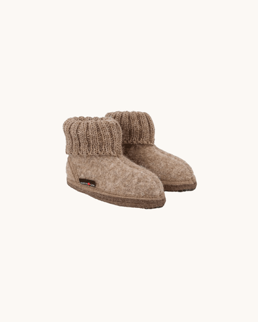 Hjemmesko i Uld Beige