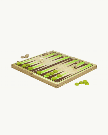 Backgammon in Wooden Case
