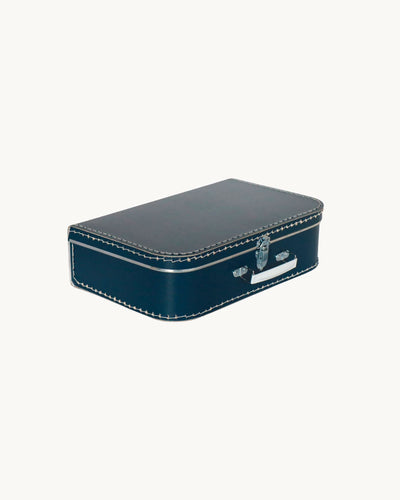 Cardboard Suitcase Navy Blue