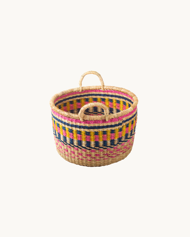 Round Yellow Basket Small