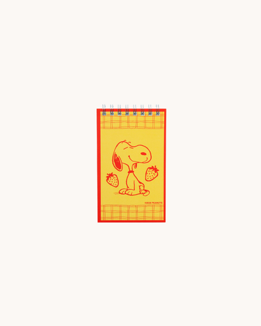 Snoopy Notesbog Gul