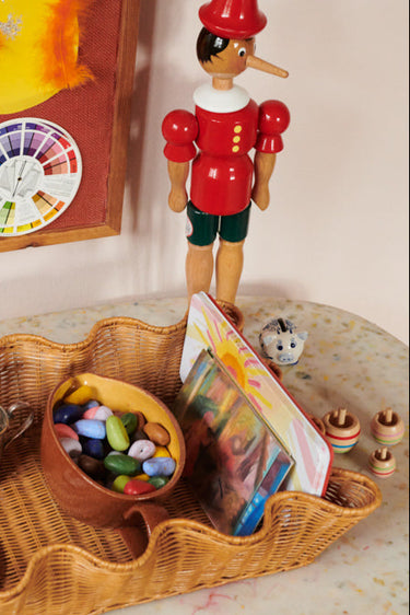 Wooden Spinning Tops Set of 3