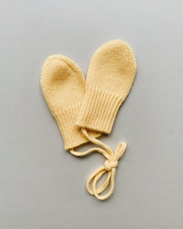 Cashmere Mittens in Piña Colada Yellow from Studio Mini