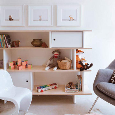 Mini Library in Birch from Oeuf NYC 