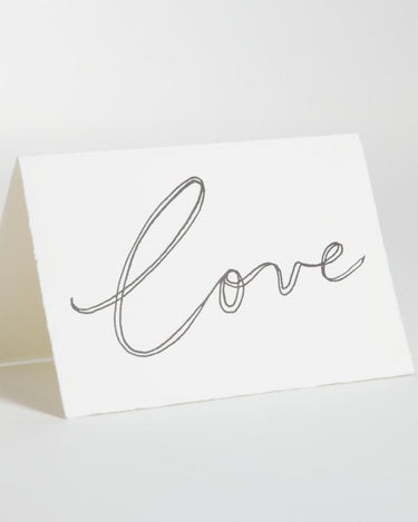 Hand-Painted Card Envelope in Love from Scribble & Daub