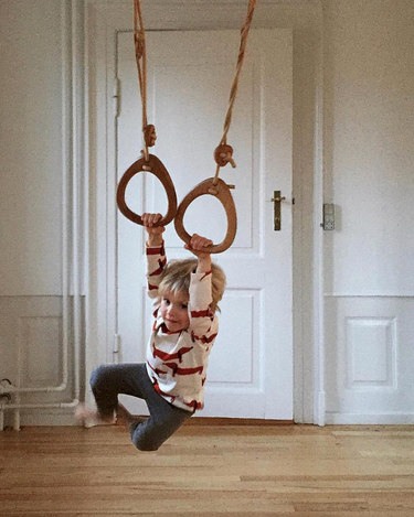 Oak Gymnastic Rings from Lilagunga