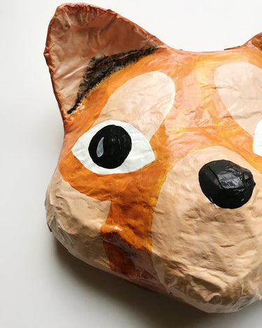 Papier-mâché Red Panda from A Zoo In My Wall