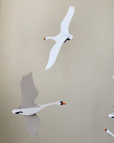 Scandinavian Swans Mobile from Flensted Mobiles